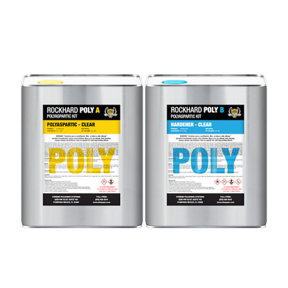Rockhard Poly 2G A&B Kit - EPOXY ETC. Clear Hardening Kit.