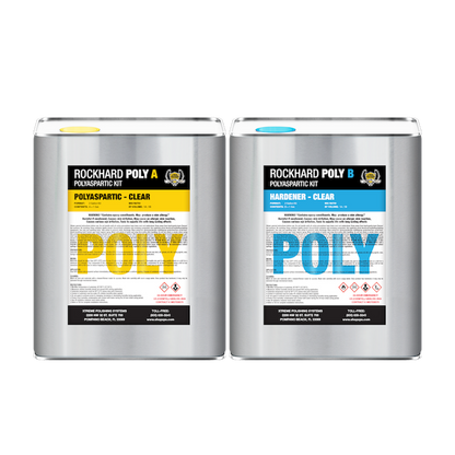 Rockhard Poly 2G A&B Kit - EPOXY ETC. Clear Hardening Kit.