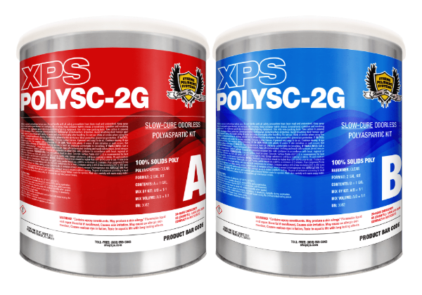 Slow Cure Polyaspartic - 2G - EPOXY ETC Floor Coatings.