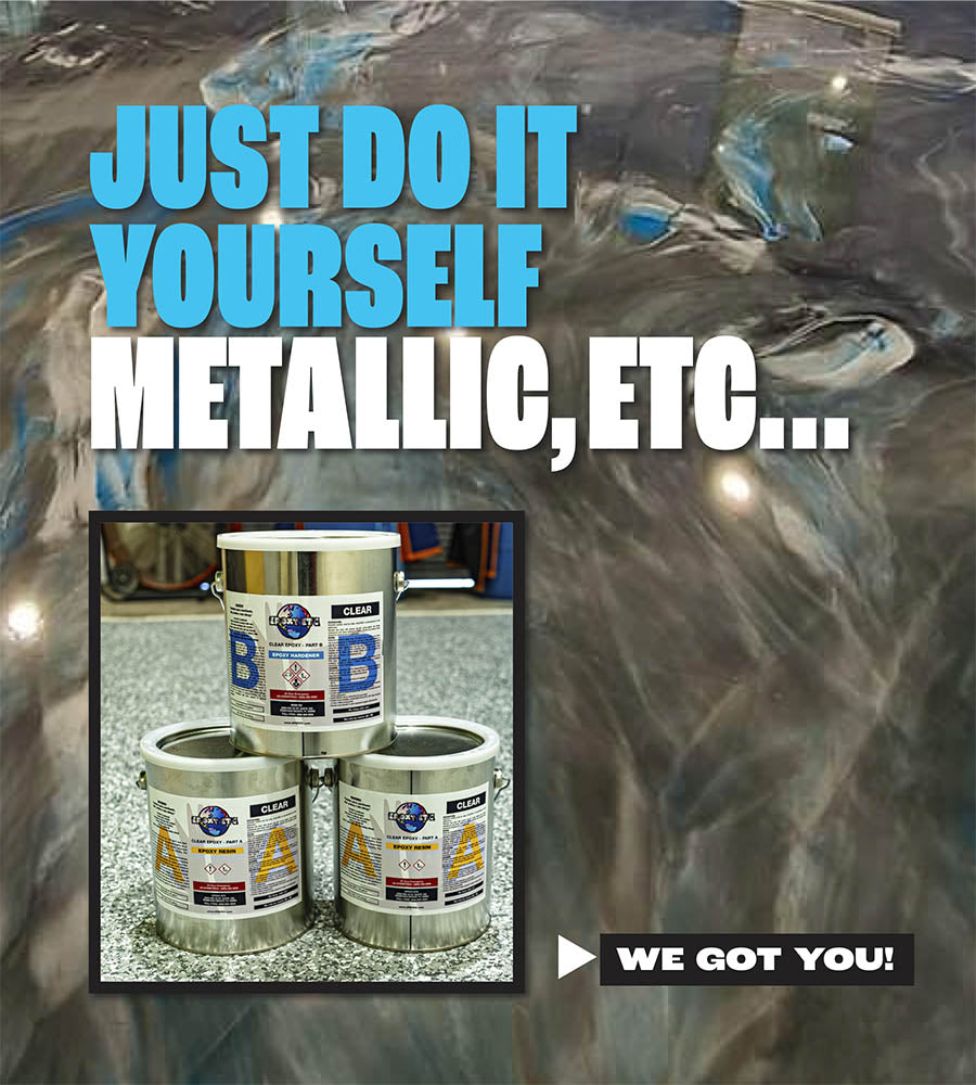 Just do it yourself Metallic Mobile banner | EpoxyETC