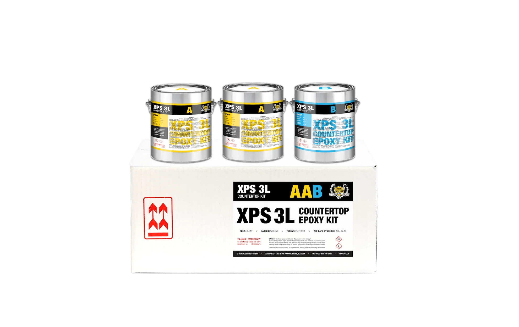 XPS 3L Countertop Epoxy Kit - EPOXY ETC Epoxy Countertop - Epoxy Countertop Kit. 