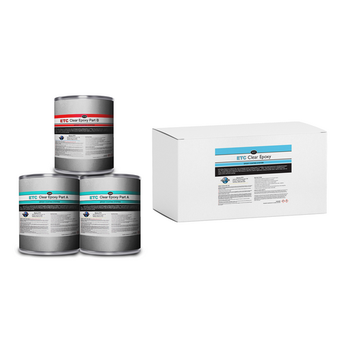 Epoxy Resin Crystal Clear Resin Kit | 2 Part Countertop (1 Gallon Set)