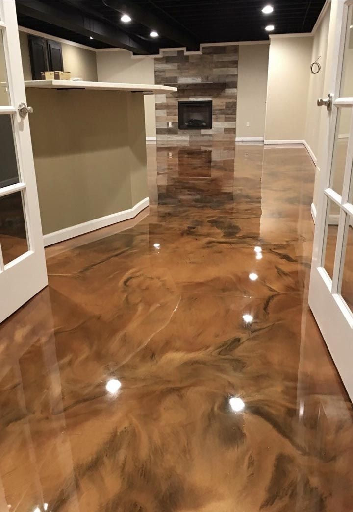 Epoxy Surfacing Metallic Floor