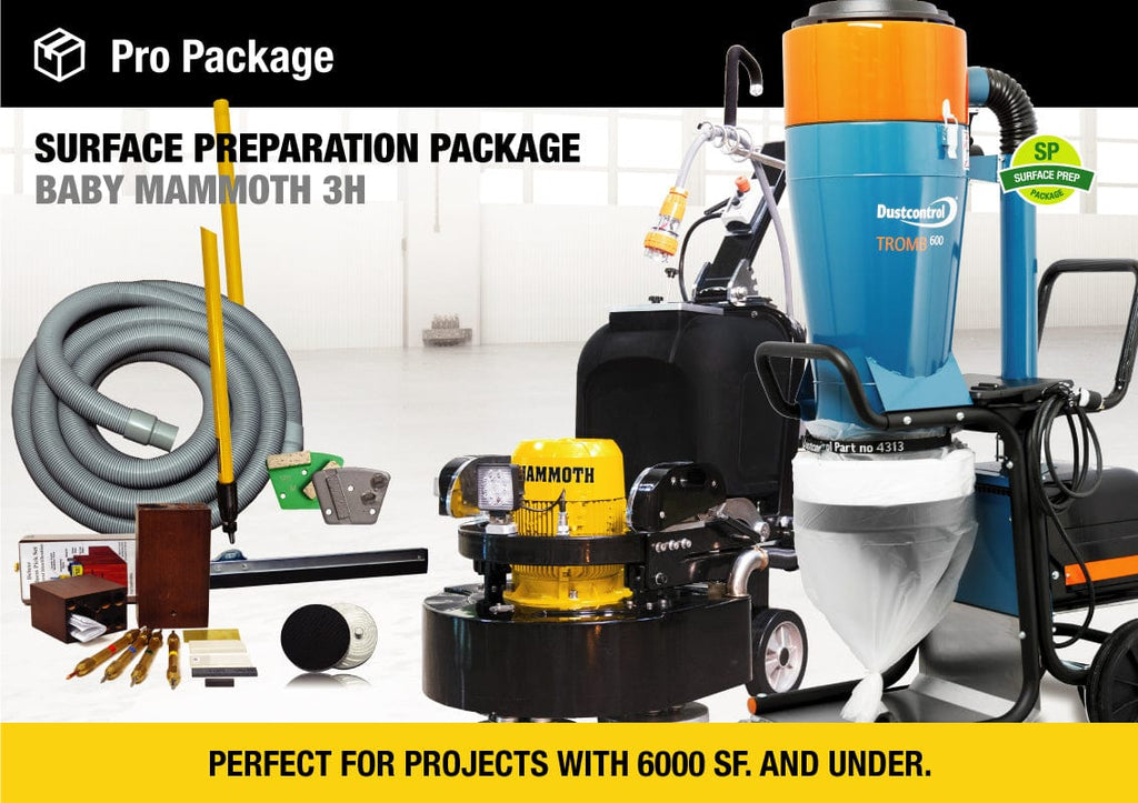 Baby Mammoth (3H) Pro Surface Prep Equipment Package  | Xtreme Polishing Systems