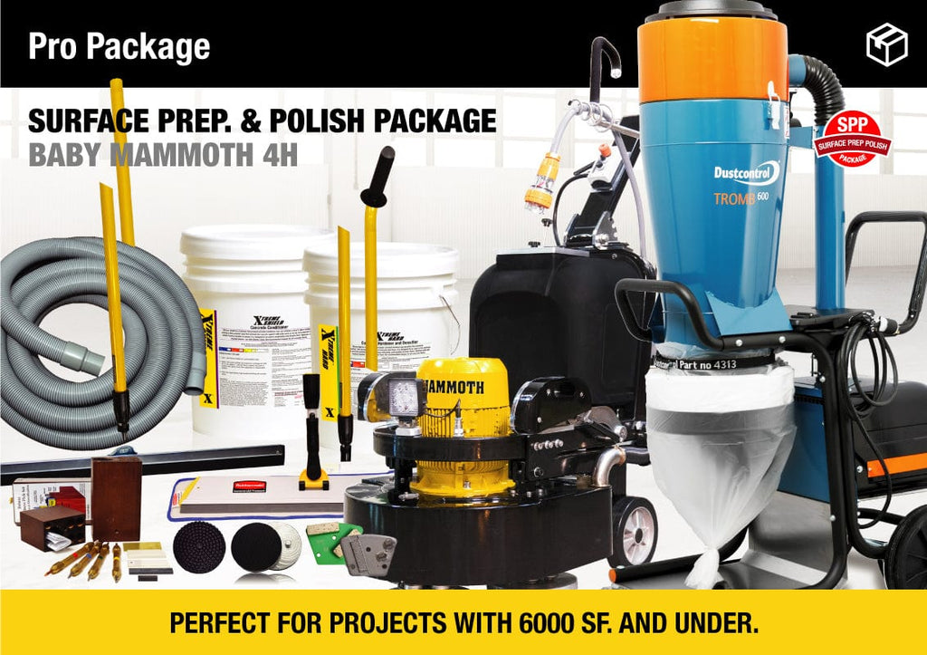 Baby Mammoth (4H) Pro Grind & Polish Equipment Package  | Xtreme Polishing Systems