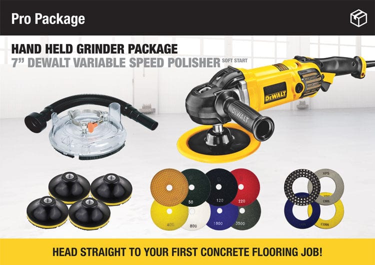 Dewalt 7-inch Angle Grinder Package  | Xtreme Polishing Systems