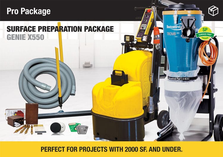 Genie 550 Pro Surface Prep Equipment Package  | Xtreme Polishing Systems