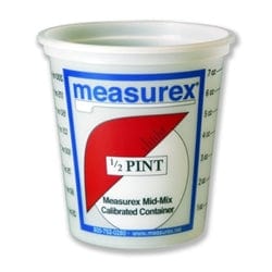 Measurex Epoxy Measuring Containers