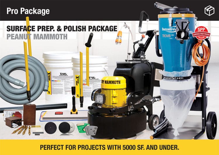 Peanut Mammoth Pro Grind & Polish Equipment Package  | Xtreme Polishing Systems