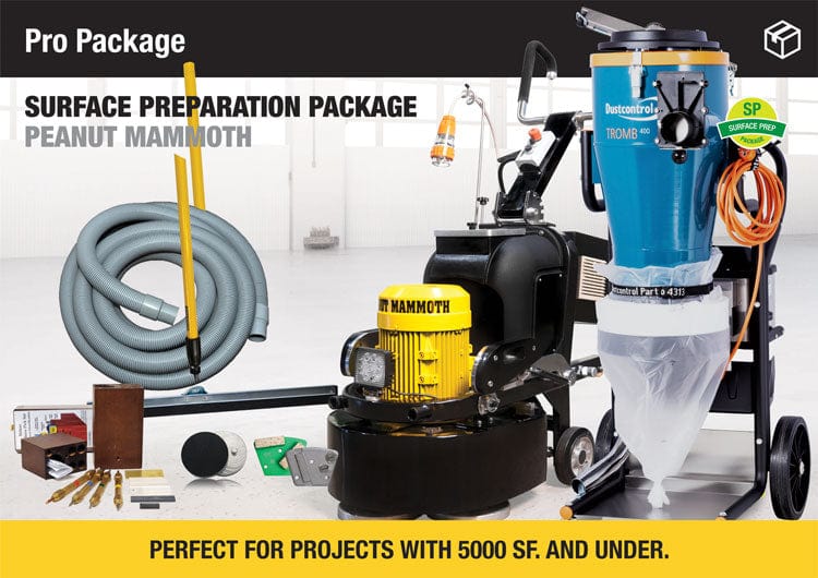 Peanut Mammoth Pro Surface Prep Equipment Package  | Xtreme Polishing Systems
