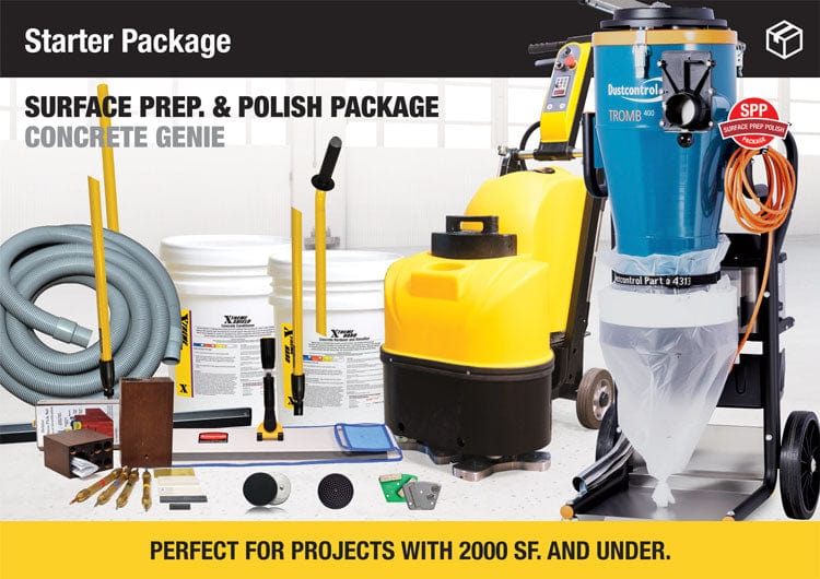 Starter Concrete Grind & Polish Equipment Package  | Xtreme Polishing Systems