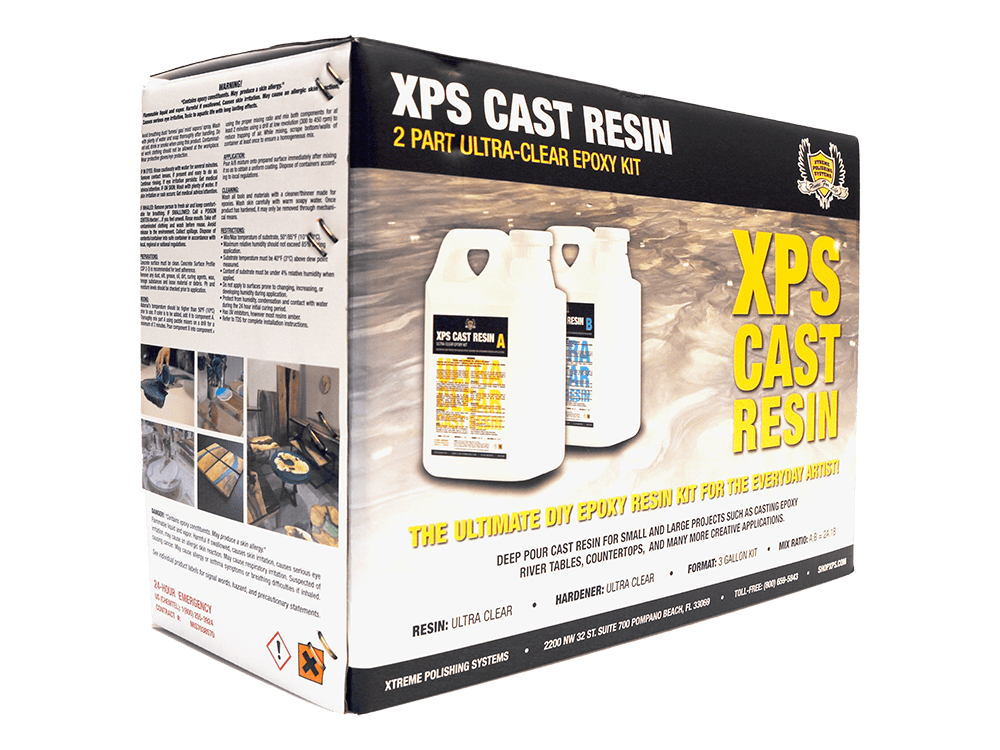 XPS Cast Resin Kit - Ultra-Clear Epoxy Kit | Epoxy ETC - Part A & Part B.